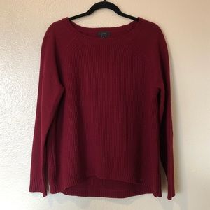 ⬇️$16 J. Crew Garnet Elbow Patch Sweater M